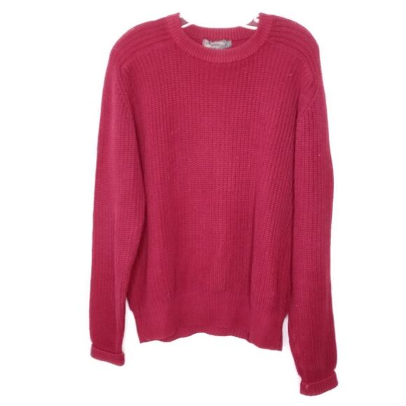Lord & Taylor men's size small burgundy sweater - Picture 1 of 5